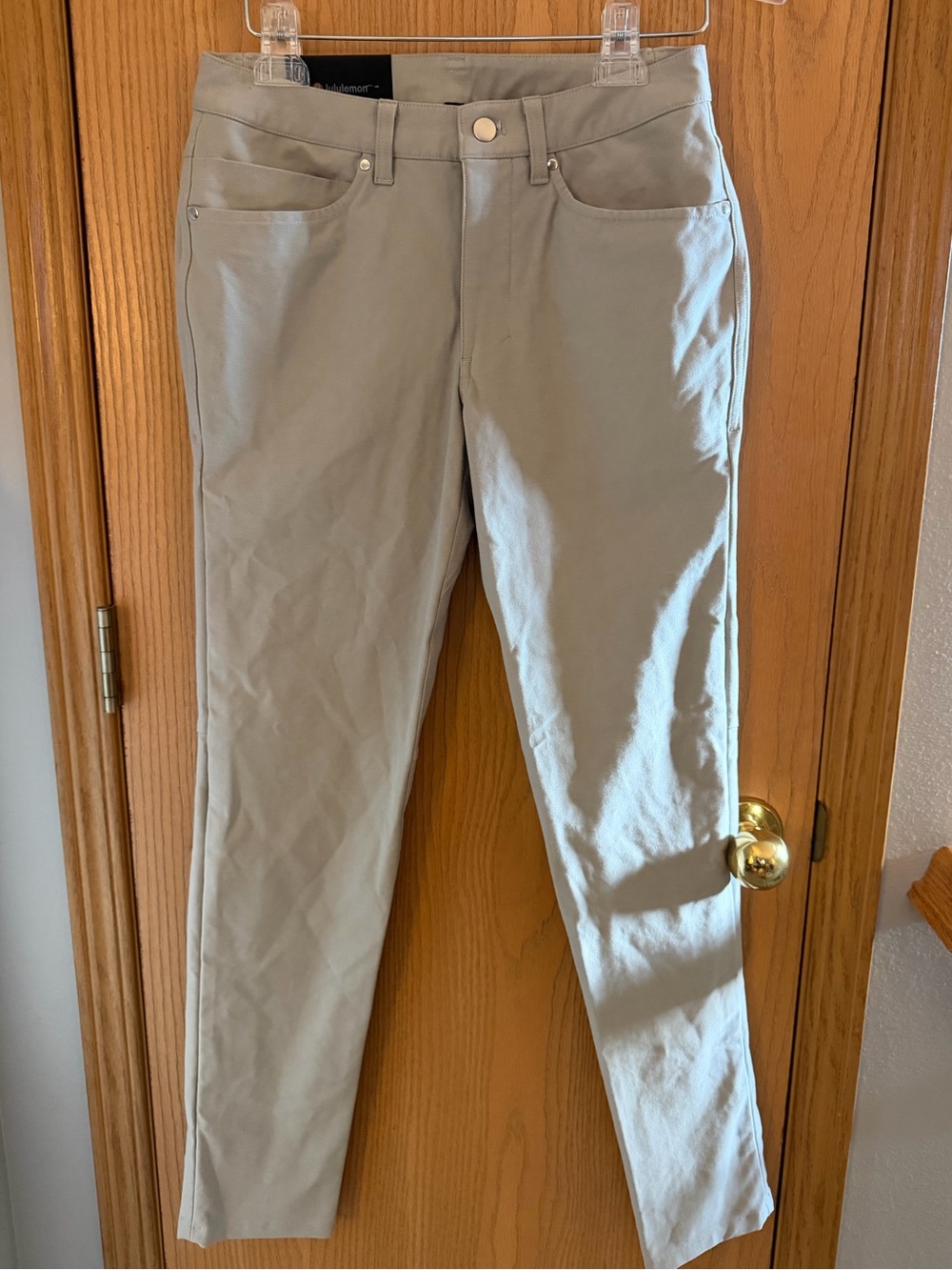 NWT Lululemon ABC Pant Slim Light Gray Men’s Size 28x33